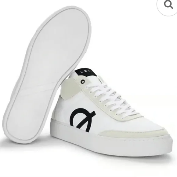 Loci Ten Vegan Logo High-Top Sneakers - Picture 1 of 16